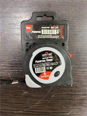 Рулетка 5м-19мм обрезиненный корпус 77785