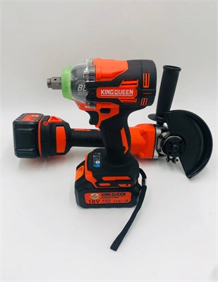 Набор KINGQUEEN 2пр (Гайковерт, Болгарка) KQ-TS202