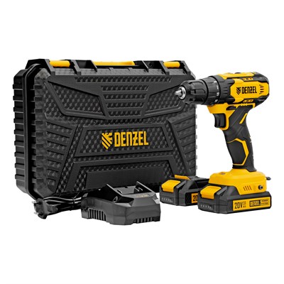 Дрель-шуруповерт Denzel CDQ-20, Li-Ion, 20 В 26118