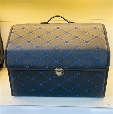 Кофр (органайзер) в багажник, размер S, Черный-синий TR--S-BBlue