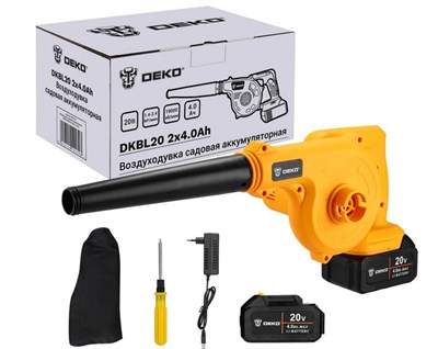 Воздуходувка Deko DKBL20 2акб 75м/с DKBL20