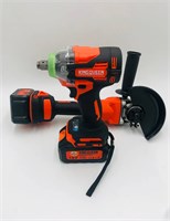 Набор KINGQUEEN 2пр (Гайковерт, Болгарка) KQ-TS202