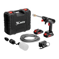 Аккумуляторная мойка MTX А-21-02, 40 бар, 4 л/мин, Li-ion 21 В 58211