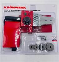 Аппарат для сварки пластиковых труб KW 600, 600 Вт,  Kronwerk 94212